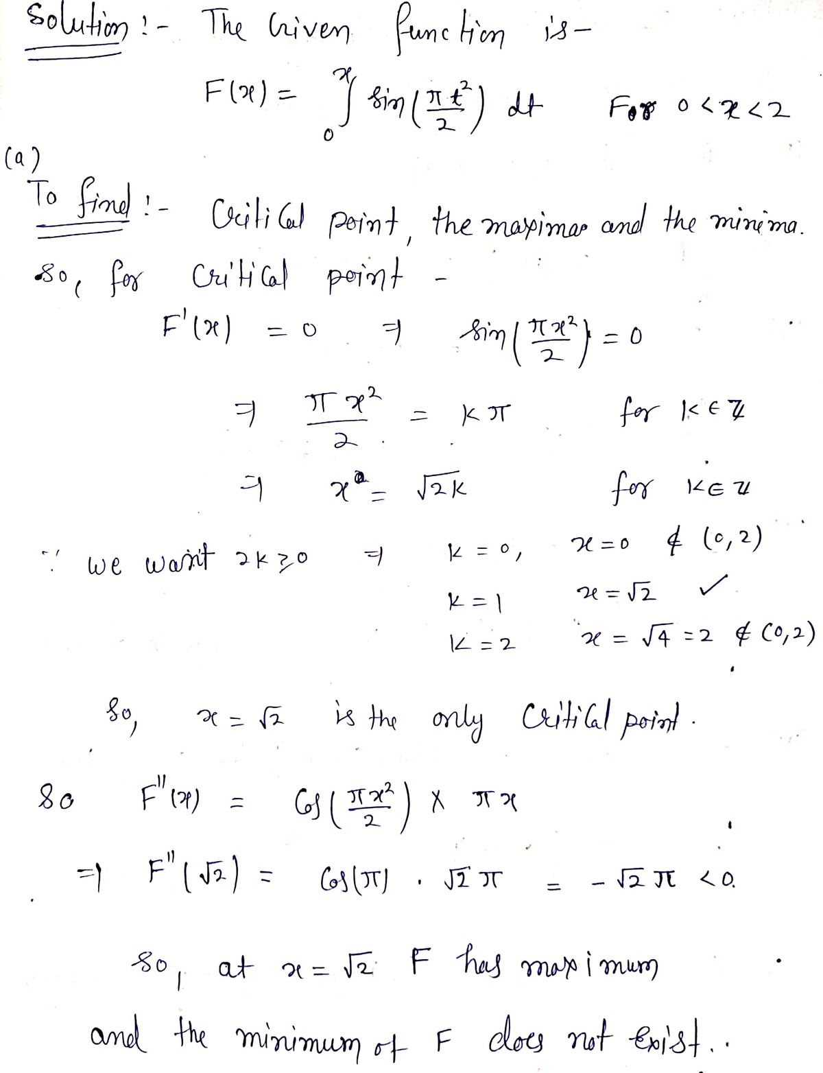 Advanced Math homework question answer, step 1, image 1